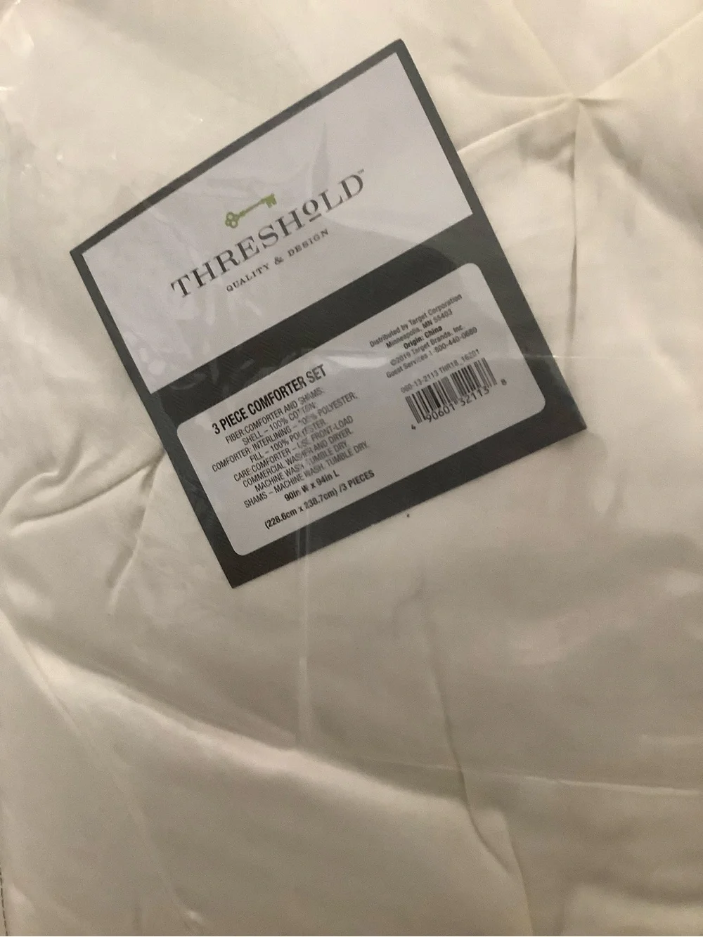 NWT Threshold pinch pleated queen comforter set❤️❤️❤️❤️